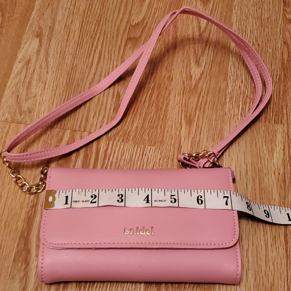 Wallet clutch with strap
